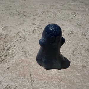 Blue Quartz ghost figurine